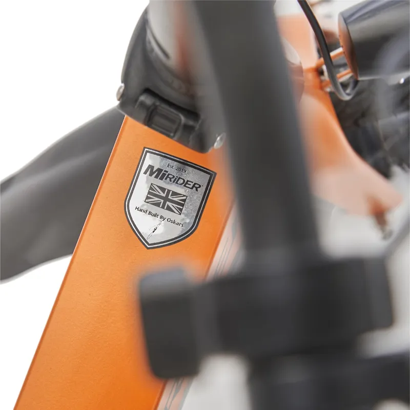 MiRiDER One 16in folding ebike finished in Solar Orange-4