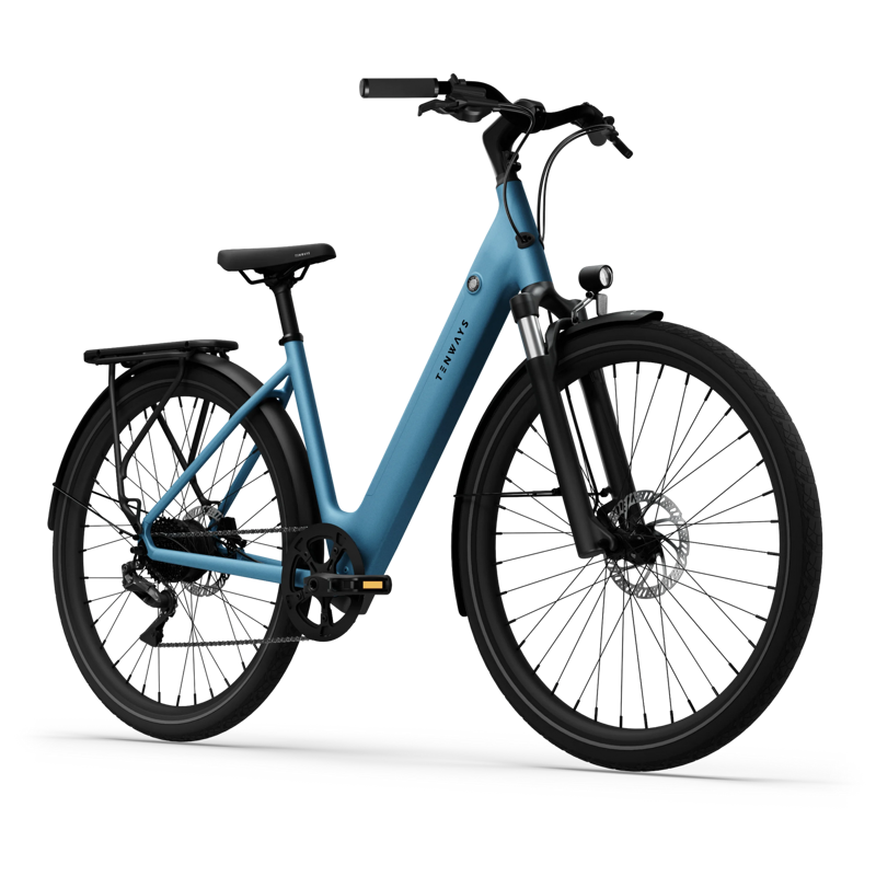 2025 Tenways CGO800 Plus Electric Bike In Sky Blue-1
