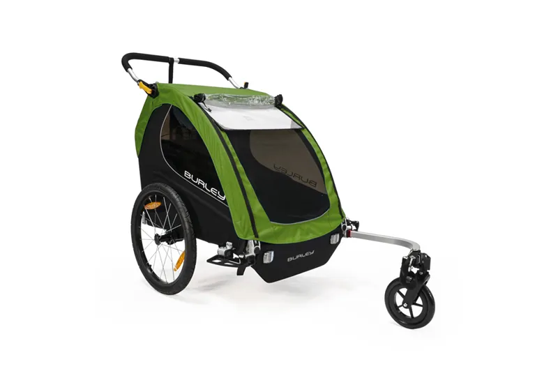 Burley Encore Treetop 2 Seater Child Trailer in Green