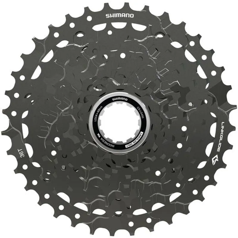Shimano CUES Link Glide cassette 9 speed in Black