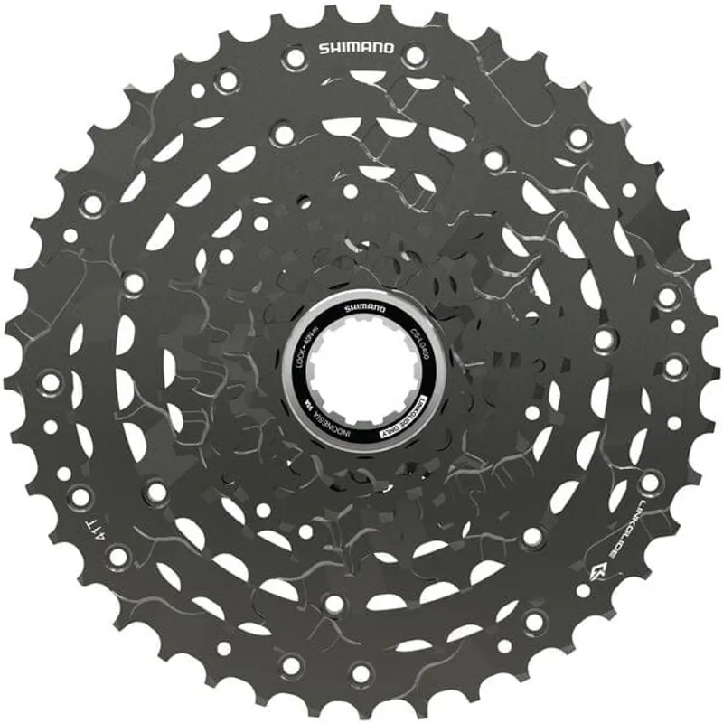 Shimano CUES Link Glide cassette 9 speed in Black-1