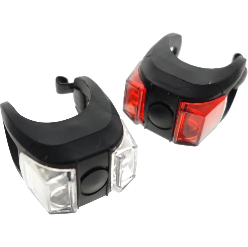 Pulse Dazzle 2 LED Silicone Light Set in Black