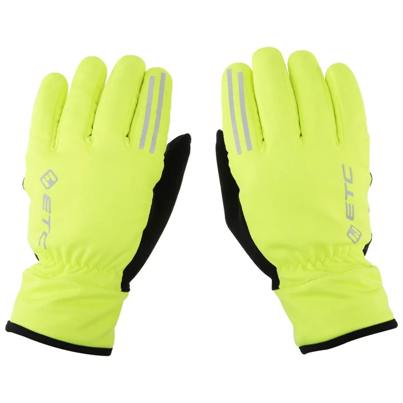 ETC Aerotex Winter Cycling Glove in Yellow
