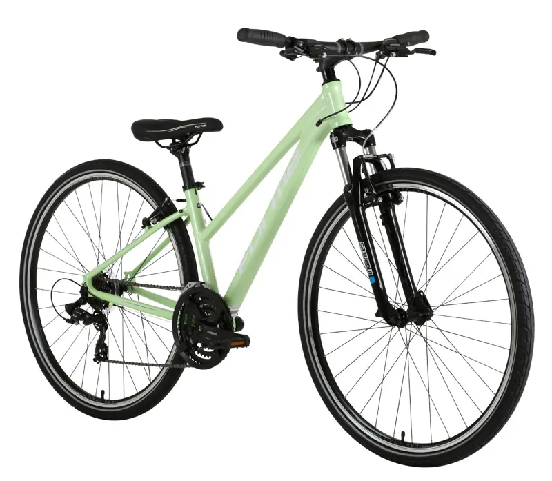 2022 Forme Peaktrail 2 Ladies Hybrid Bike in Green-1