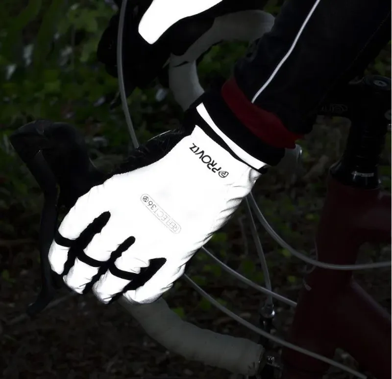 Proviz Reflect 360 Waterproof Cycling Gloves in Silver-1