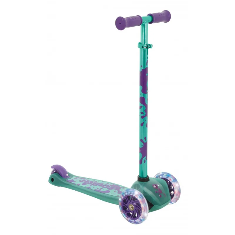 Squish Mini Flex LED Kids Tilt Scooter in Teal-1