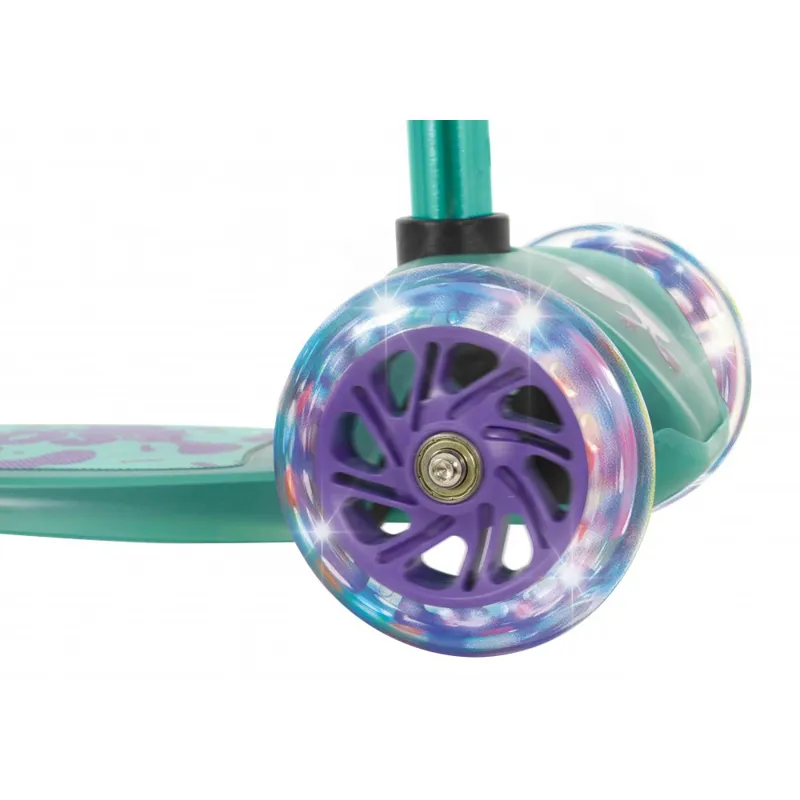 Squish Mini Flex LED Kids Tilt Scooter in Teal-2