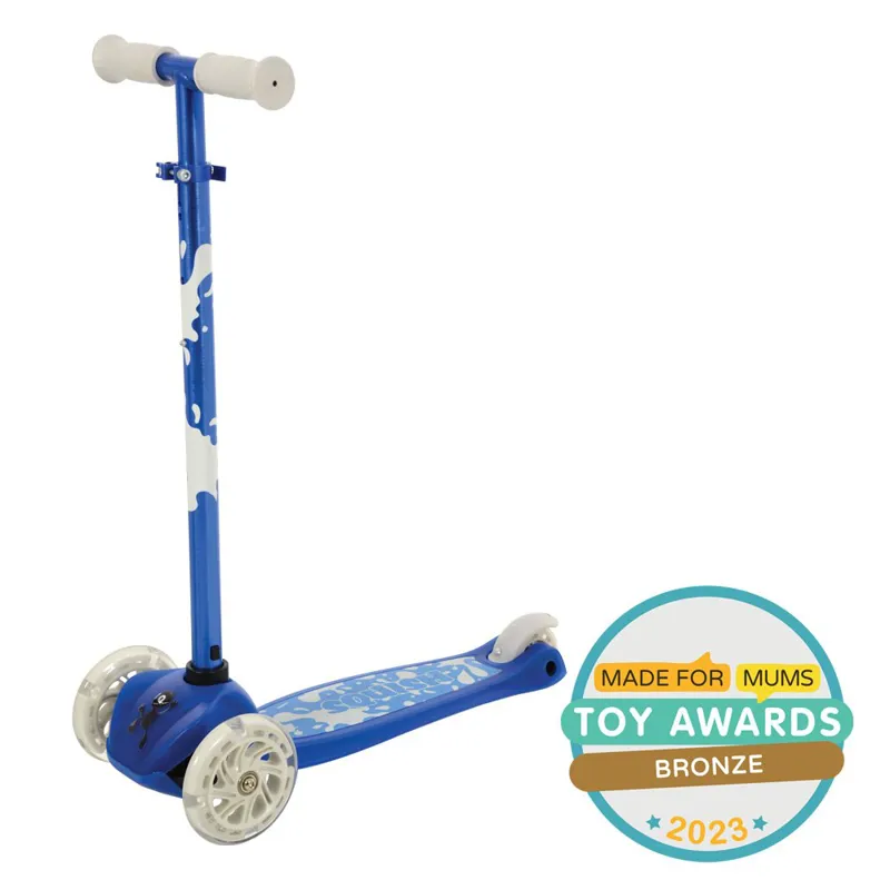 Squish Mini Flex LED Kids Tilt Scooter in Blue