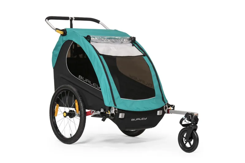 Burley Encore X 2 Seater Child Trailer in Turquoise