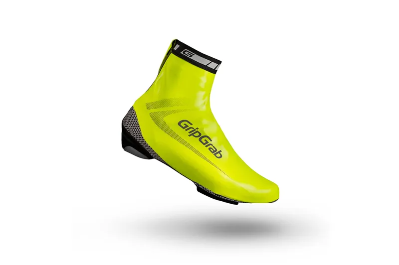 Gripgrab Raceaqua Hi-Vis Cycling Overshoes in Yellow
