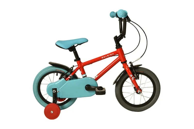 Raleigh POP 14 inch Kids Bike in Red