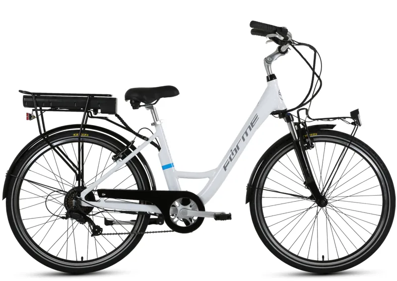 Forme Rowsley ELS Electric Bike 26 Inch Wheel in White