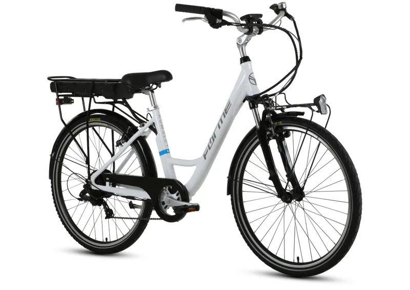 Forme Rowsley ELS Electric Bike 26 Inch Wheel in White-1