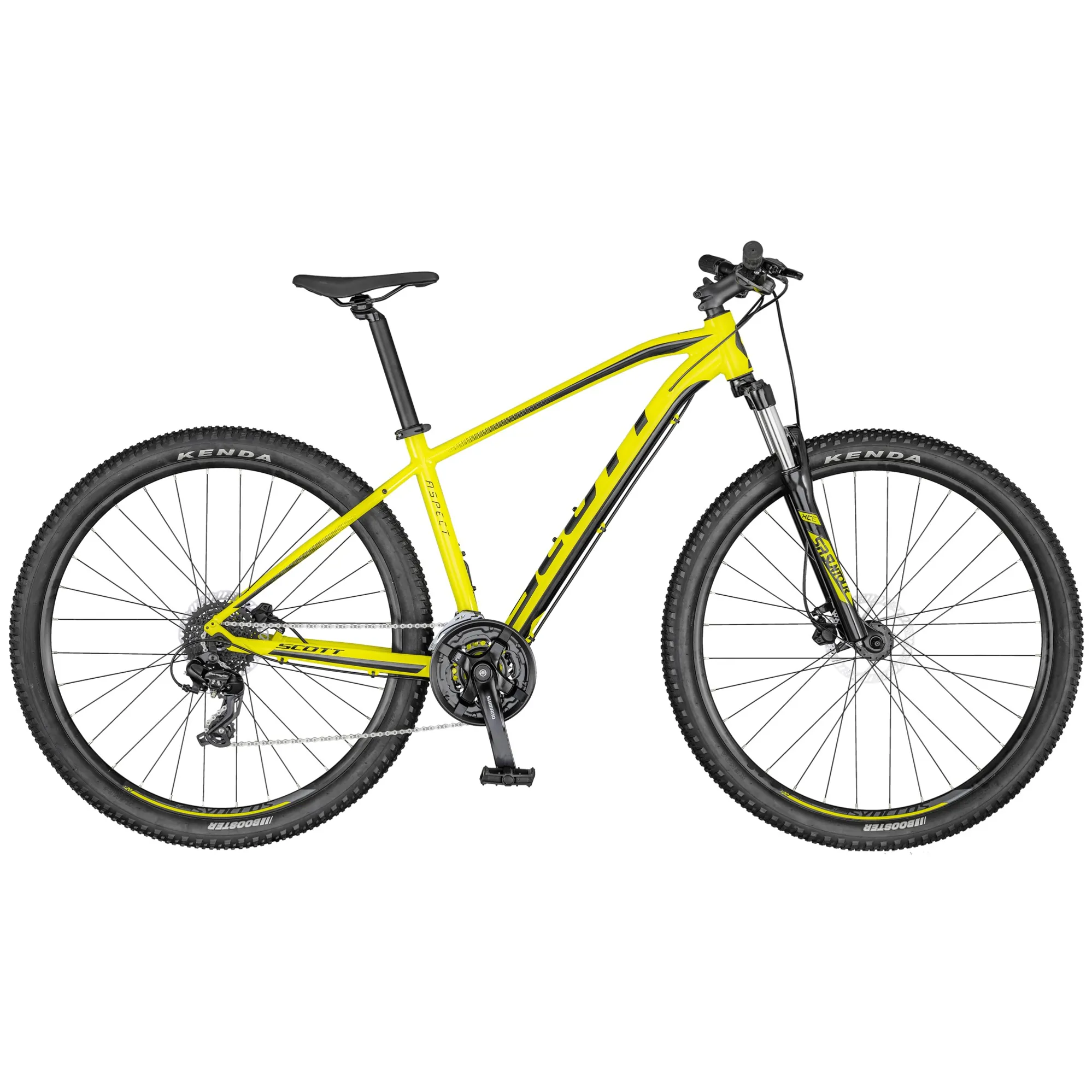 2020 Scott Aspect 760 Mountain Bike in Yellow/Black