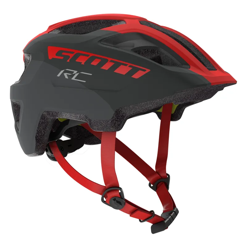 2020 Scott Spunto Junior Helmet Plus CE in Grey/Red one size