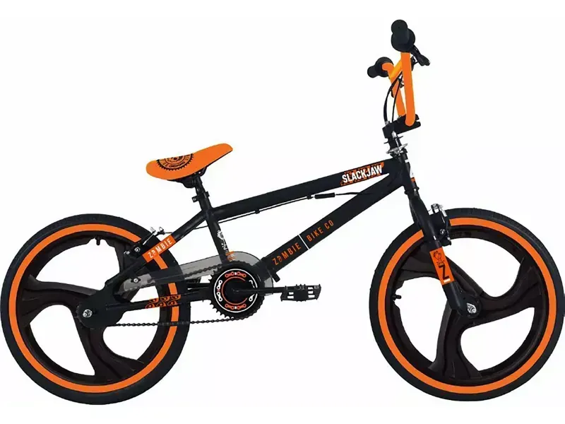 Zombie Slackjaw 20 inch BMX Bike in Black and Orange-1